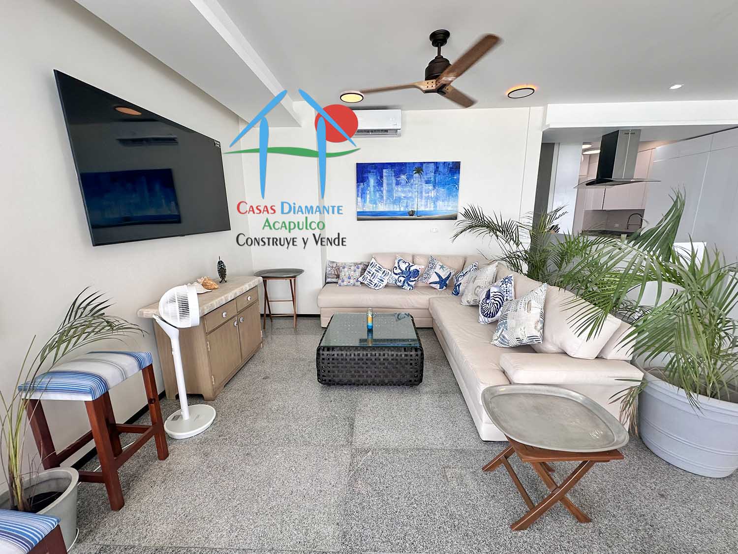 Ocean Front 801 - Sala de televisión 1